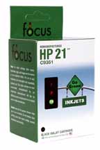 HP 21 Compatible Black Ink Cartridge C9351AN