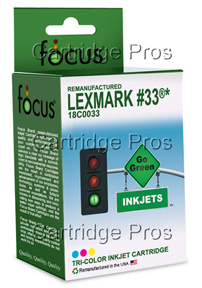 Lexmark 33 Color Ink Cartridge	 (18C0033)