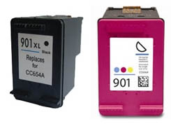 HP 901  / 901XL  Ink Cartridge Series CC653AN CC656AN CC654AN