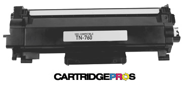 Brother Compatible TN760 High Yield Black Toner Cartridges