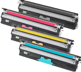 Okidata C110, C130n, MC160 MFP Color Toner Cartridges