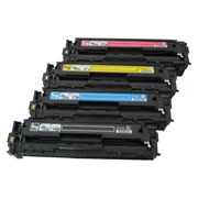 HP 125A CB540A - CB543A Color Toners for CP1215, CM1312, CP1515