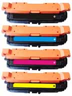 HP Toner for Color LaserJet CP4000 / CP4025 / CP4520 Series 648A / 649X - CE260A-CE263A