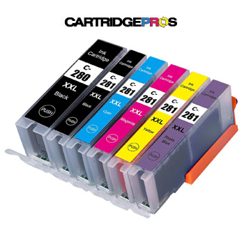 Canon PGI-280XXL & CLI-281 XXL Compatible Ink C...