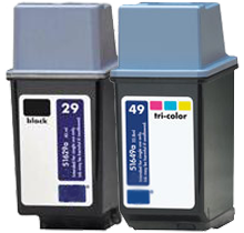 HP 29  and HP 49 Ink Cartridges