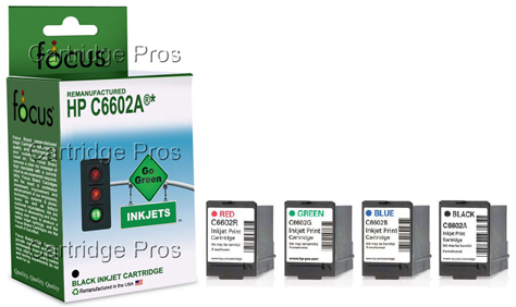 HP C6602A Black Compatible Ink Cartridges
